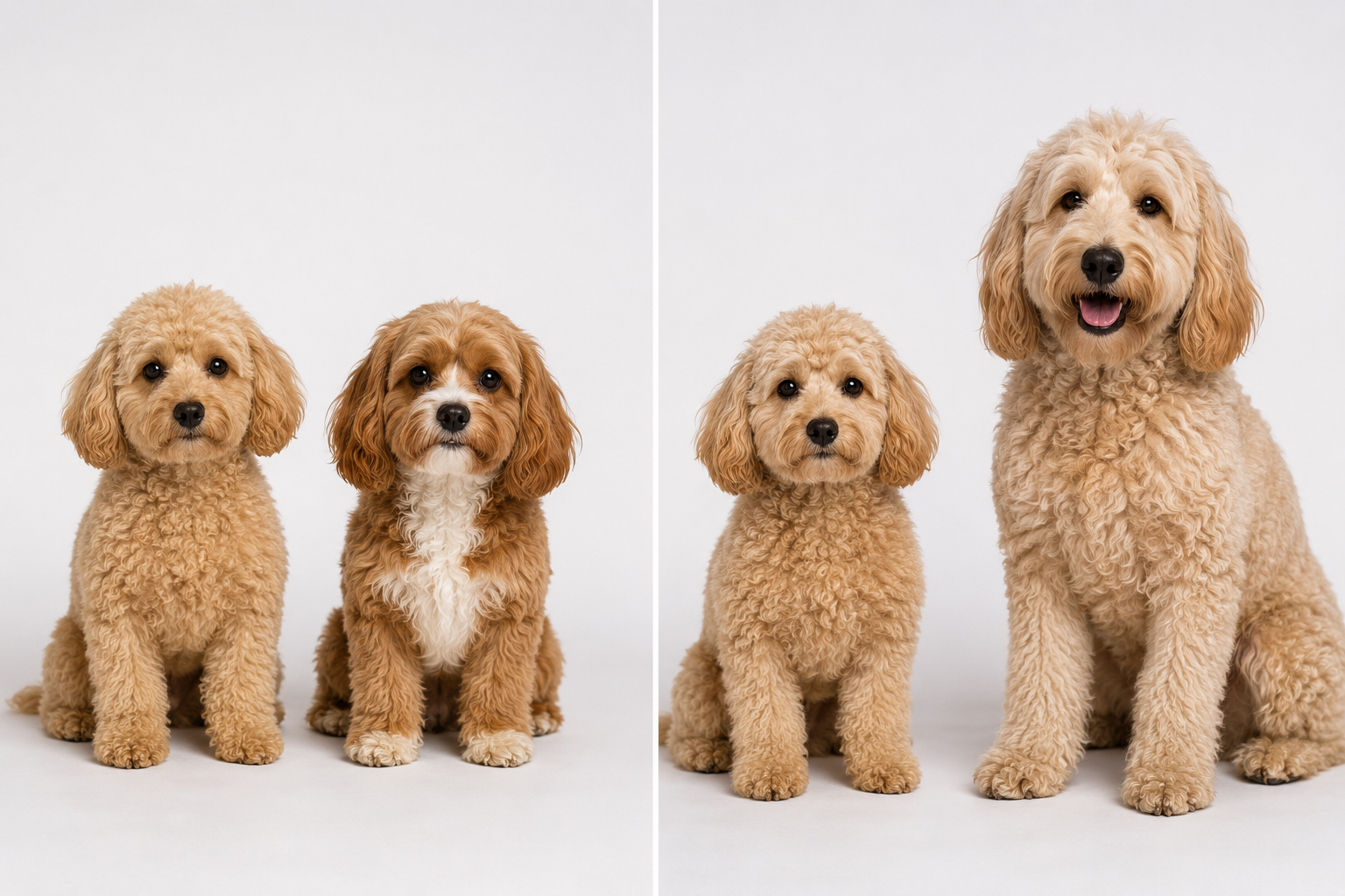 mini golden doodle size