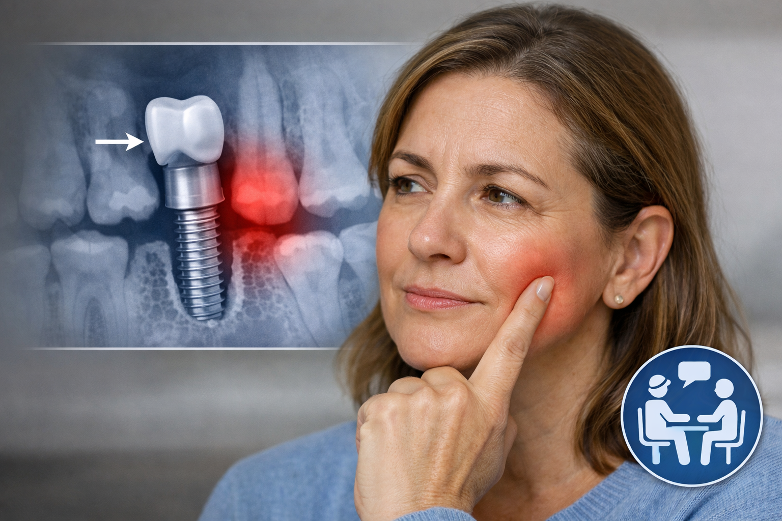 Implant Feels Pressure But No Swelling