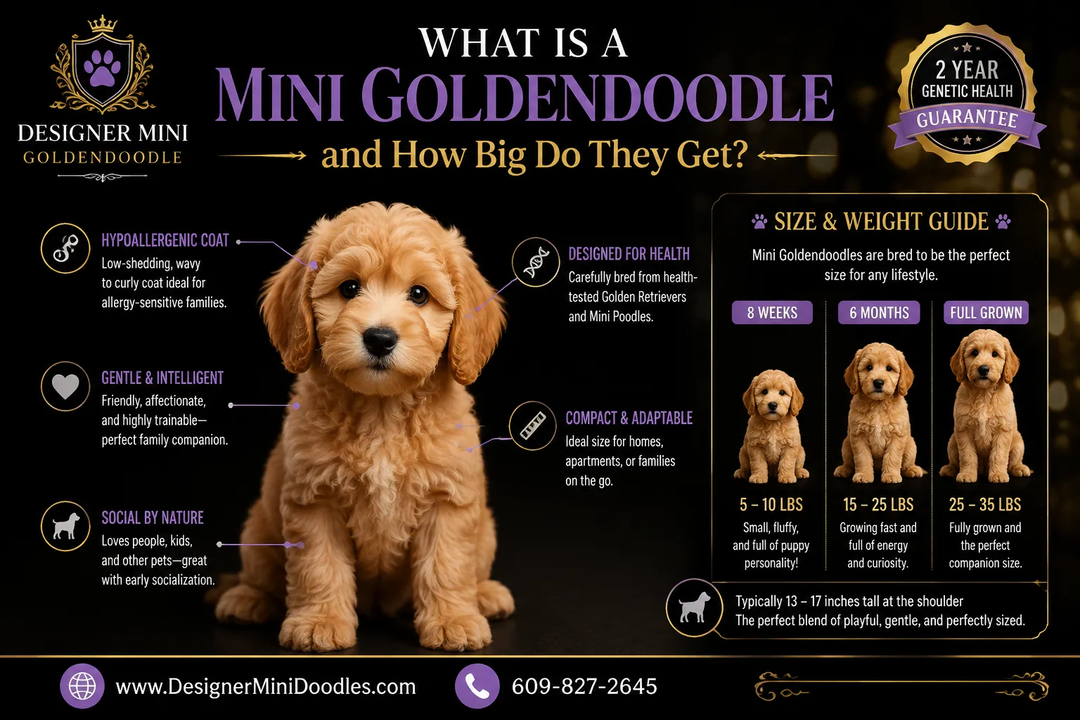 What Are Mini Goldendoodle Puppies' Temperament and Training Needs?