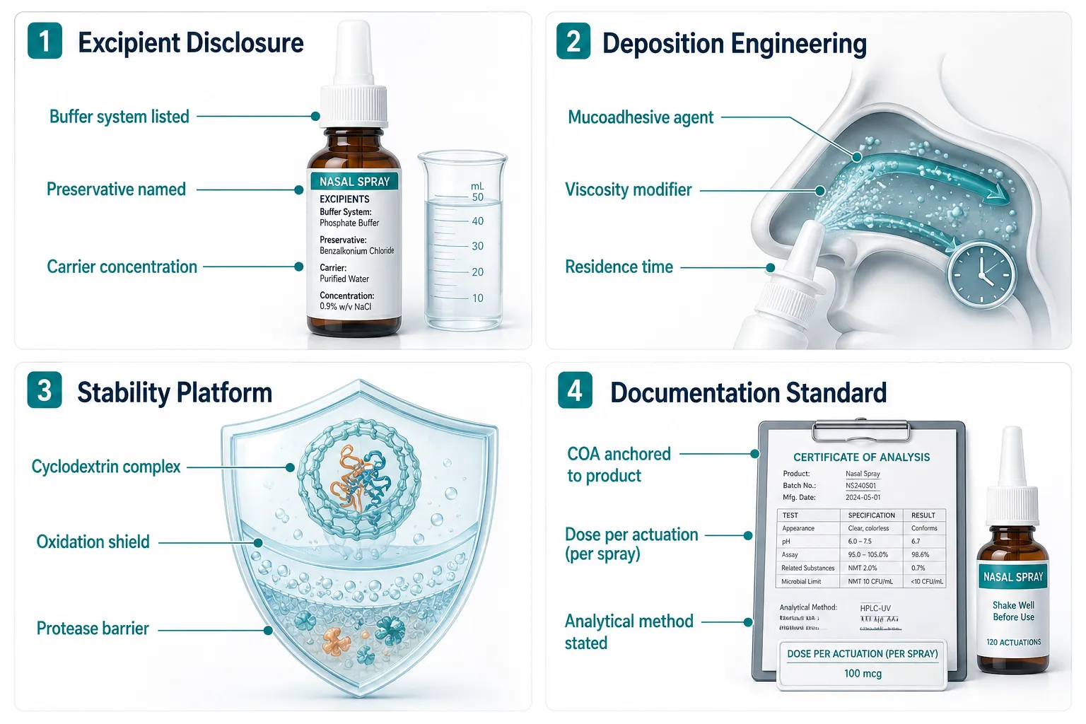 Why Excipient Disclosure Defines the Best Research-Grade Nasal Spray Peptides