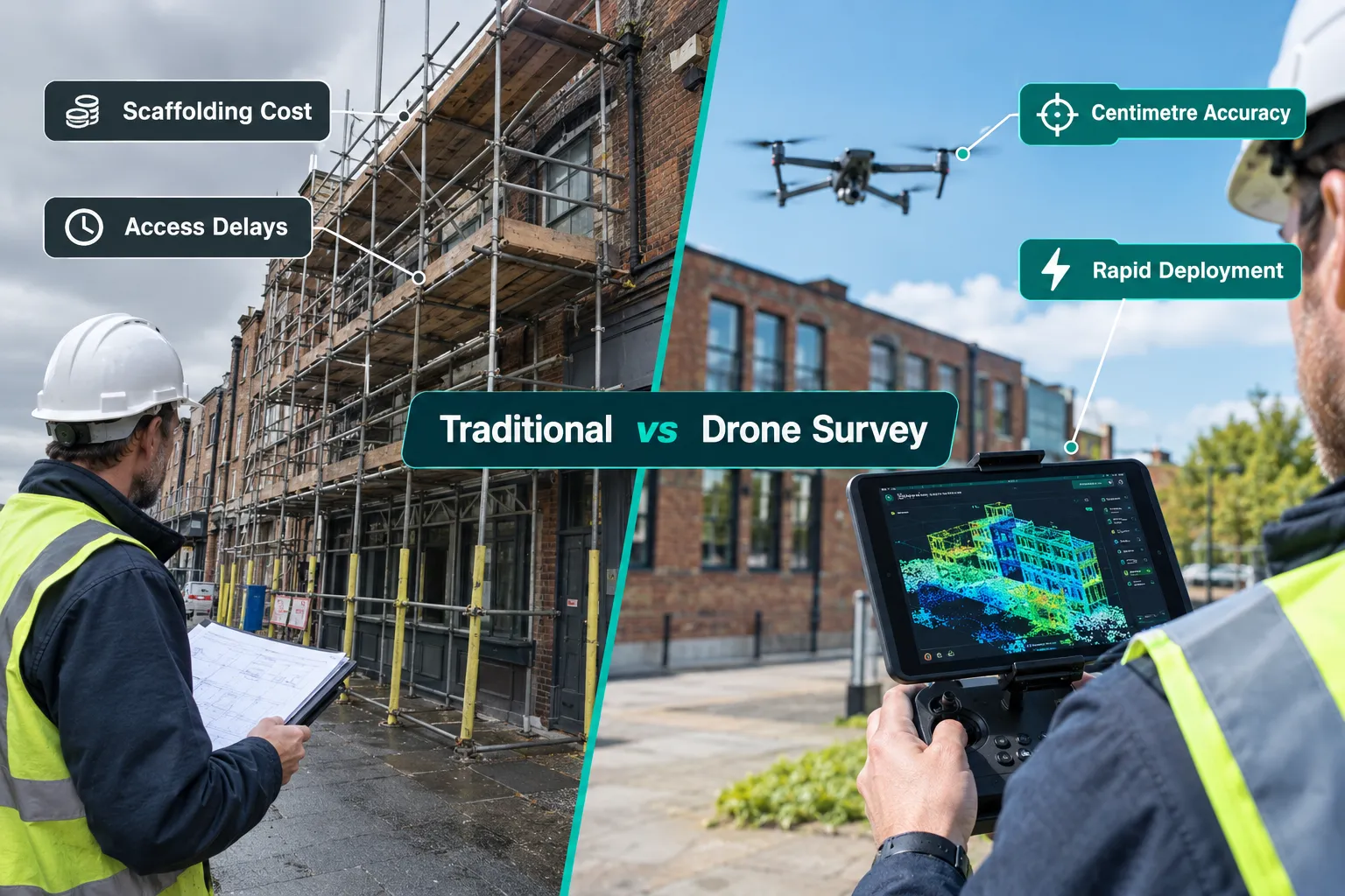 Costs, Accuracy and ROI for Surveyors Using Drone and 3D Scanning Technology
