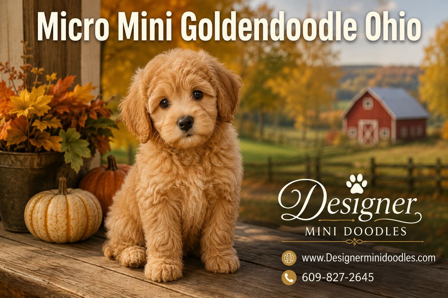 micro mini goldendoodle Ohio