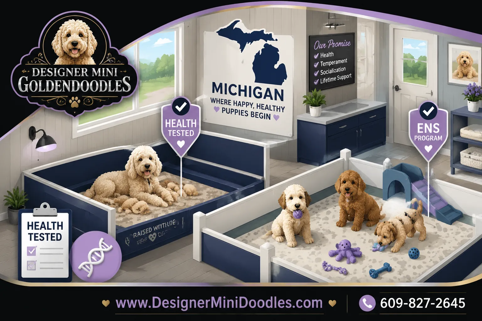 mini goldendoodles Michigan