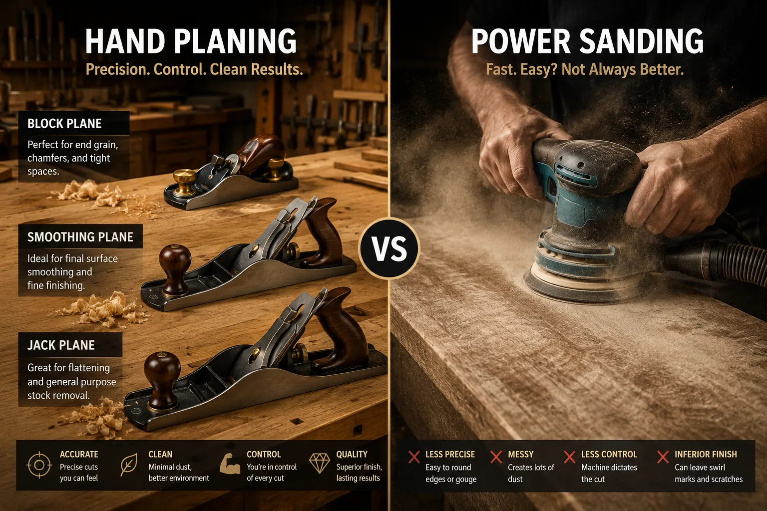 The Enduring Appeal of Hand Planing: Why Go Manual in 2026?