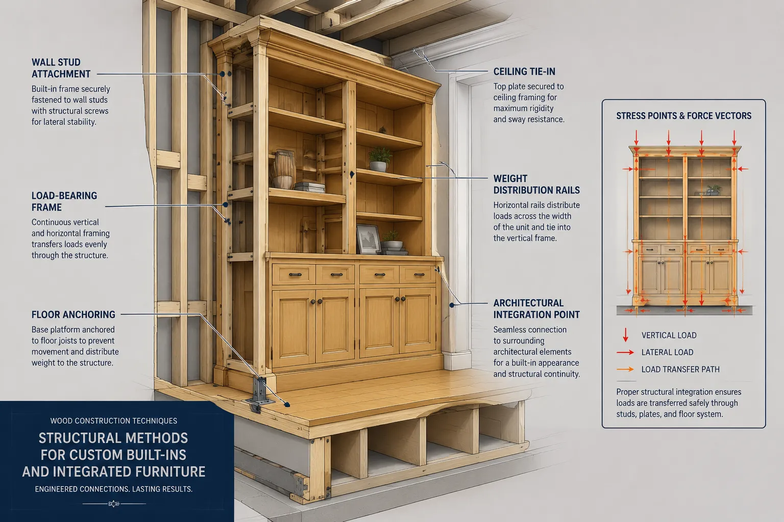 Foundation First: Designing for Structural Integrity in Custom Built-ins