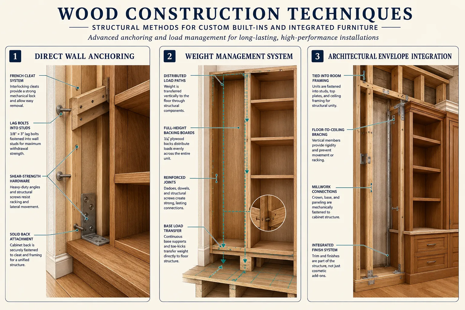 Advanced Structural Methods for Integrated Furniture and Millwork
