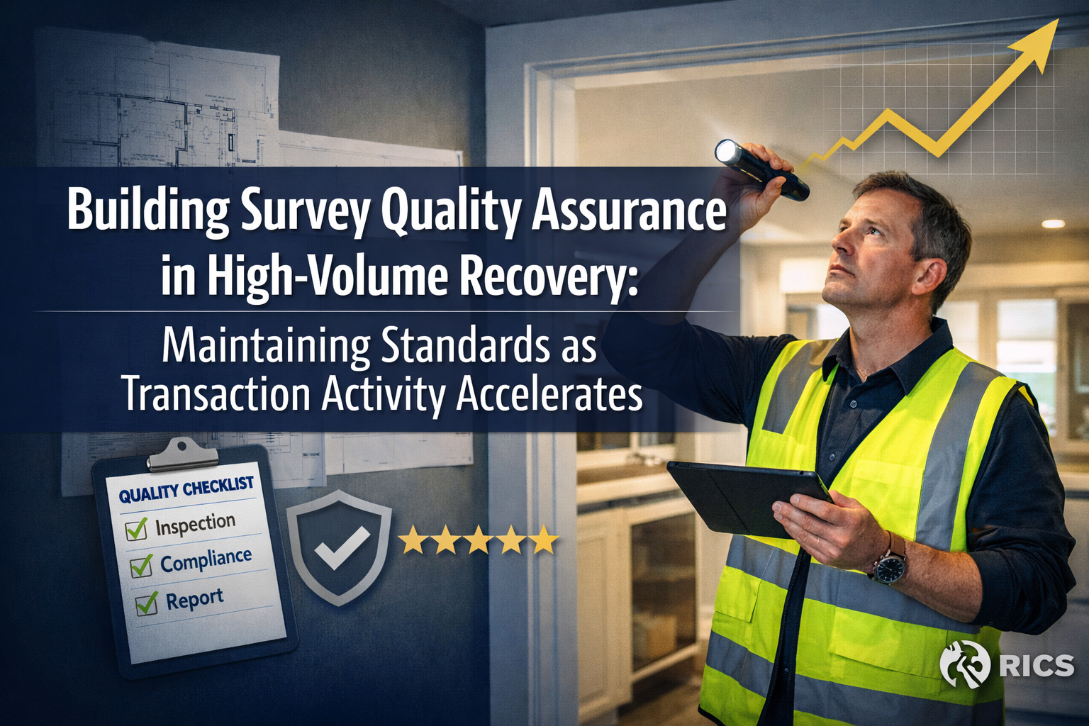 Professional () hero image with 'Building Survey Quality Assurance in High-Volume Recovery: Maintaining Standards as