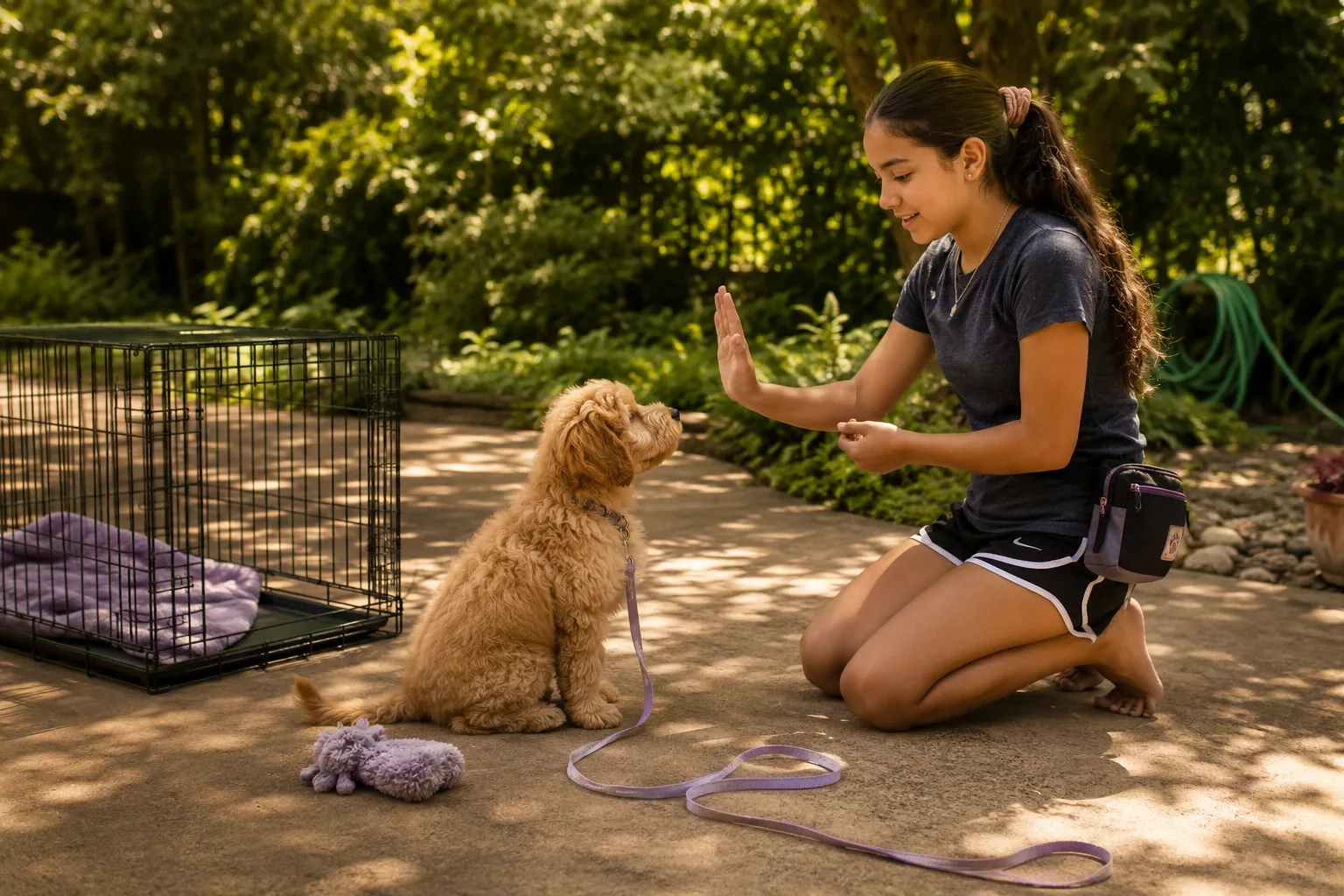 What training tips work best for mini goldendoodle beginners?
