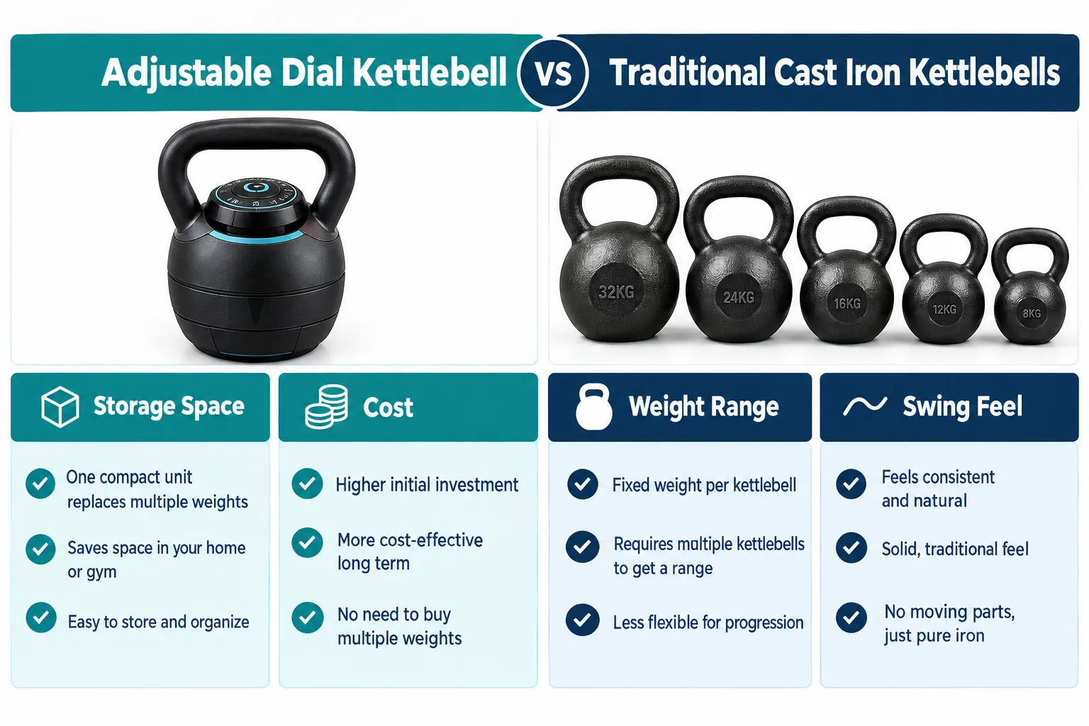 Bowflex SelectTech 840 vs Regular Kettlebell: Which Is Better