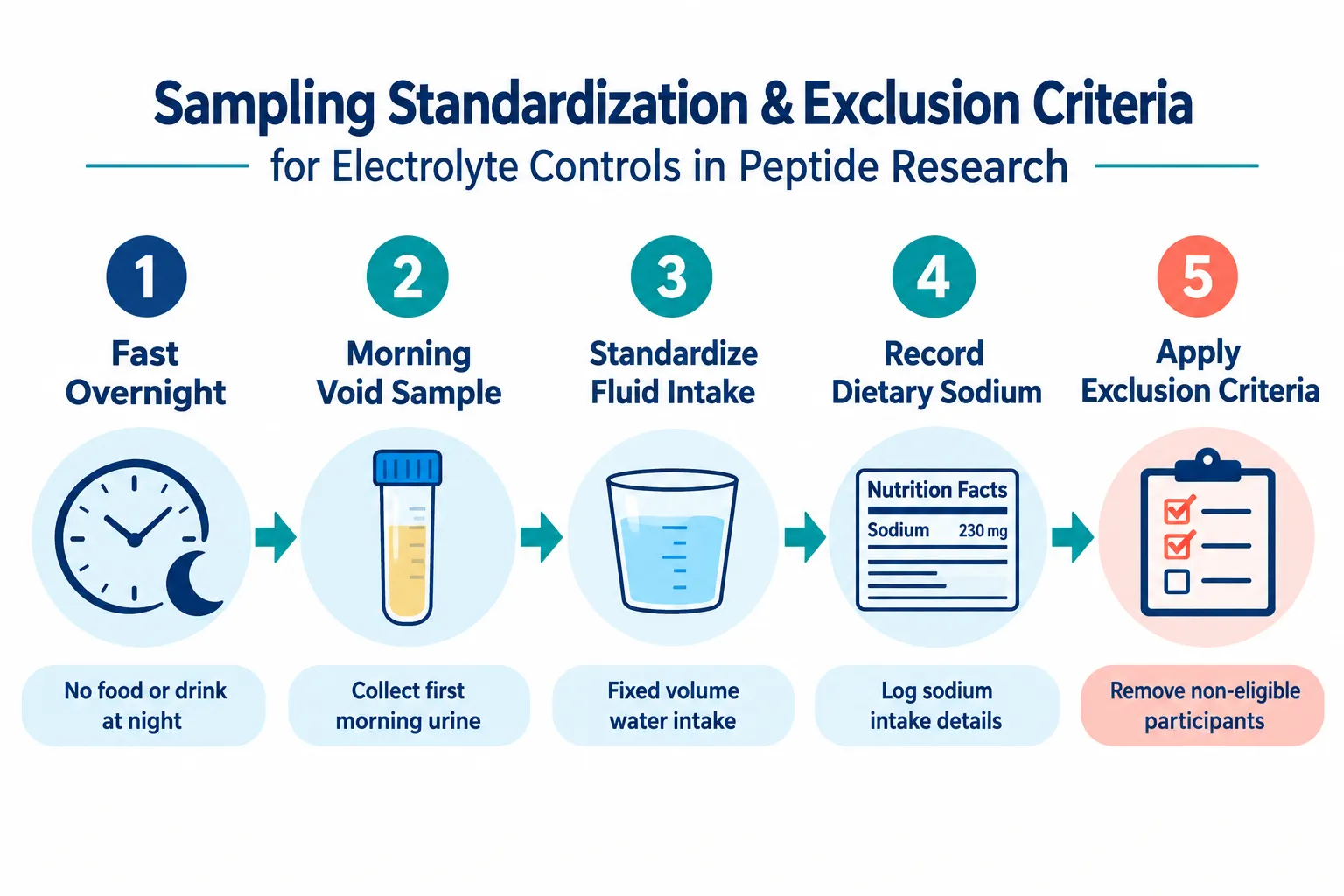 Sampling Standardization and Exclusion Criteria