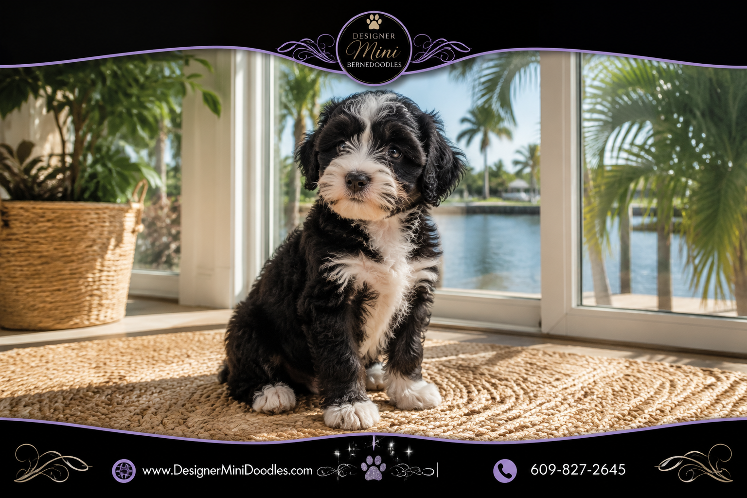 Mini Bernedoodle Puppies for Sale in Cape Coral, Florida