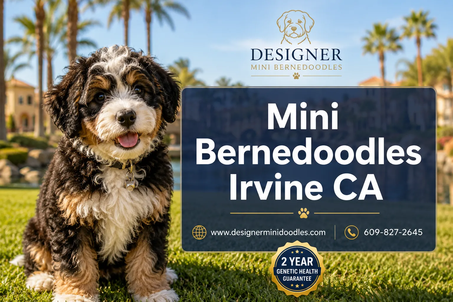 Mini Bernedoodle puppies Irvine California