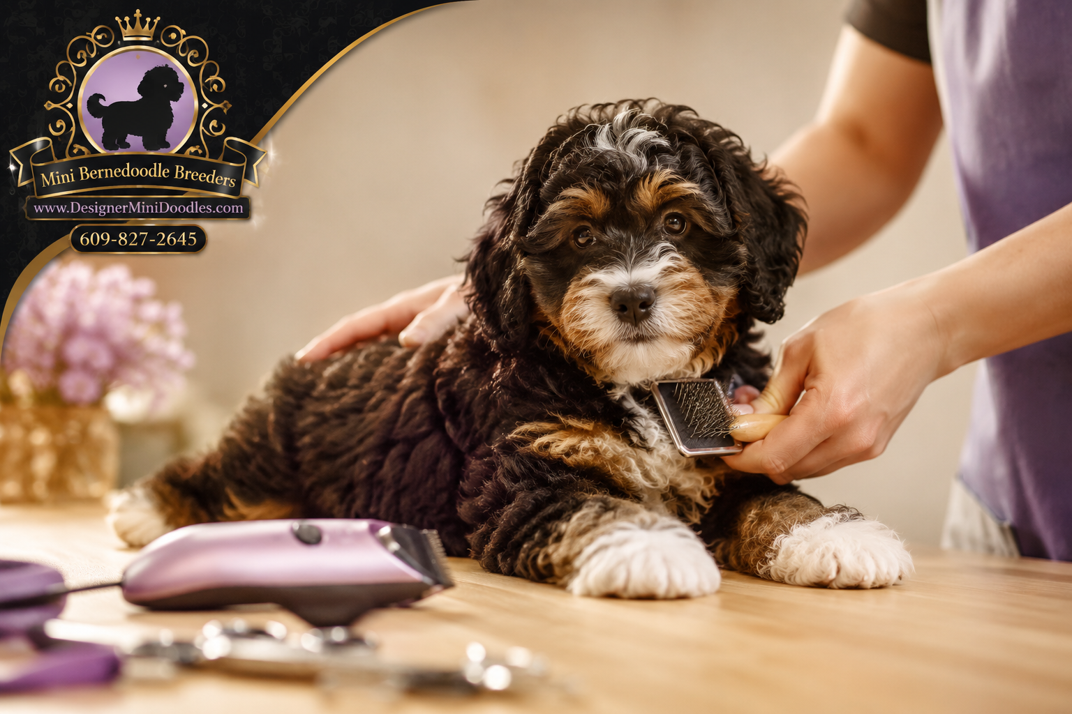 Mini bernedoodle puppy training tips