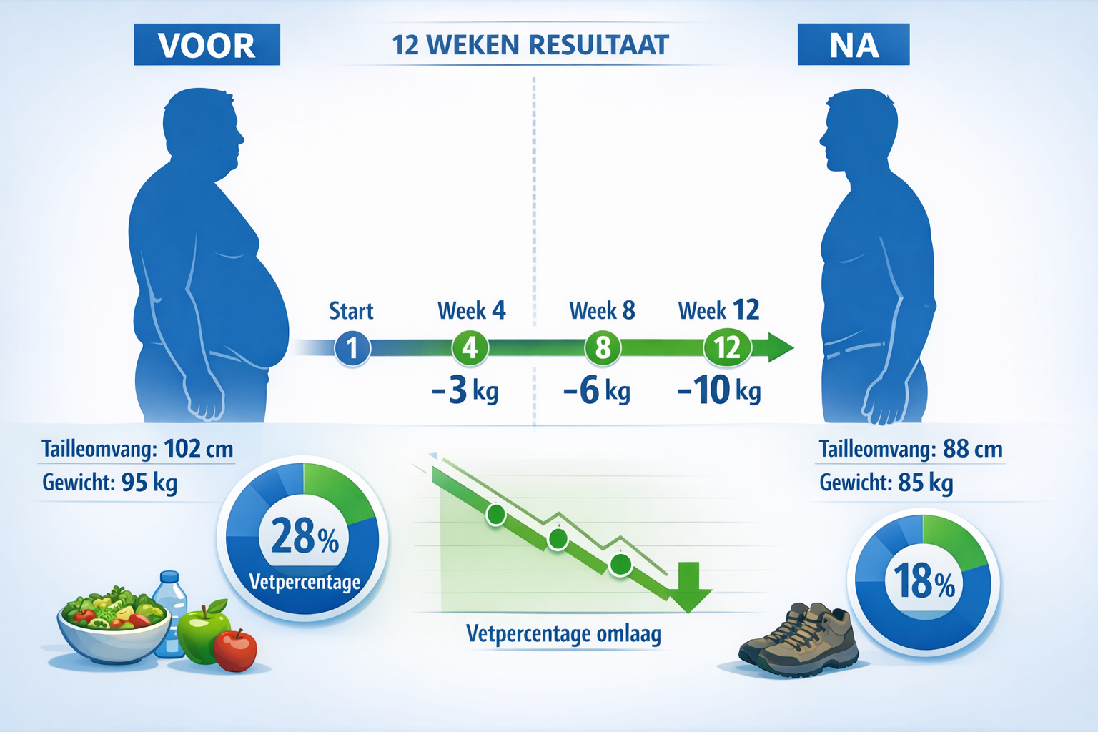 CRITICAL: ALL text, labels, headlines, annotations, and overlays in this image MUST be written in DUTCH. Do NOT use any English text. Every