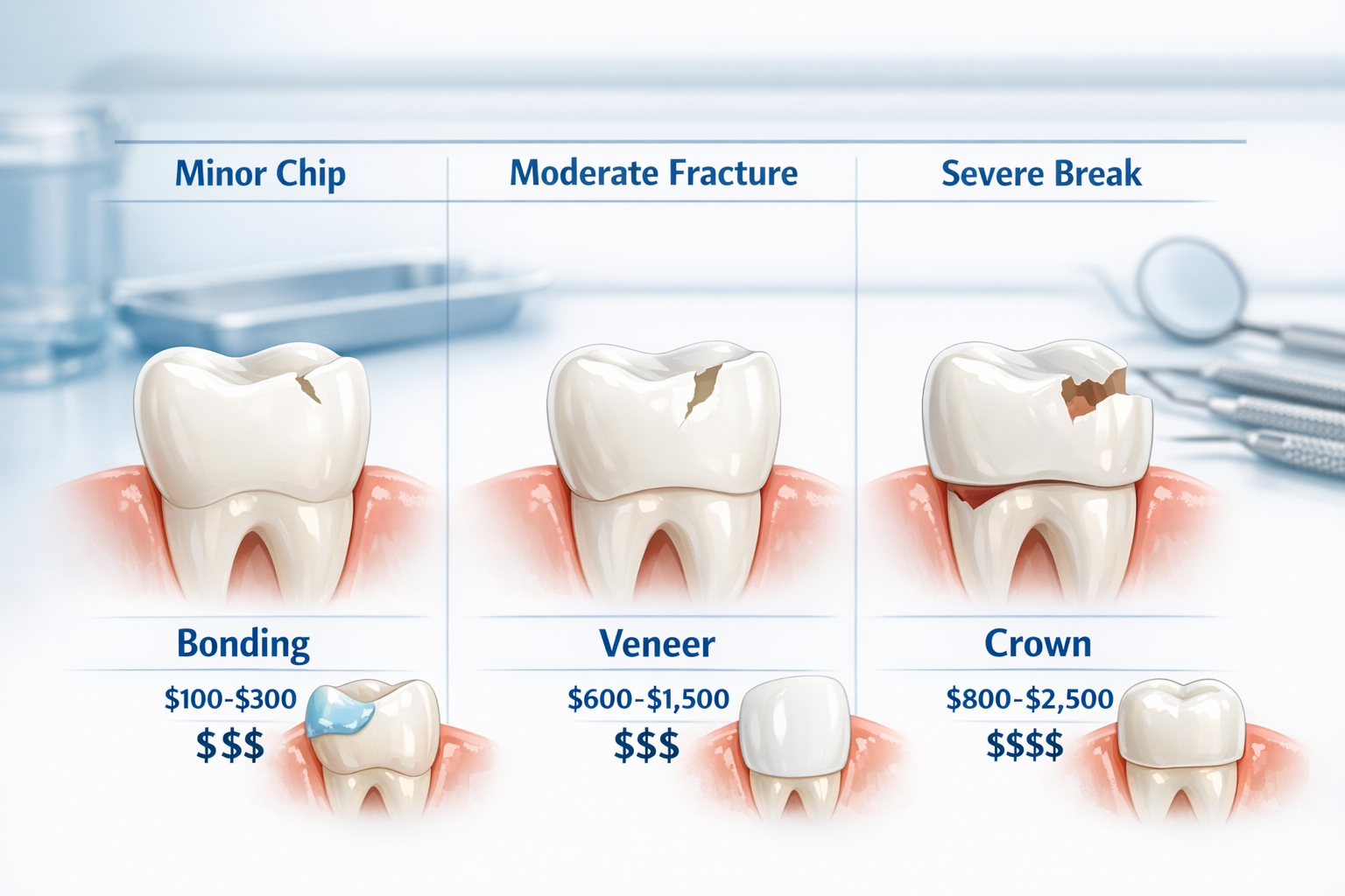 Chipped Tooth Repair Cost 2026: Dallas Options & Prices Guide