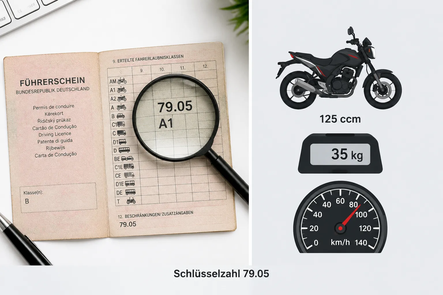 Führerschein A1 79.05: Was darf ich fahren? 1 Key Takeaways
