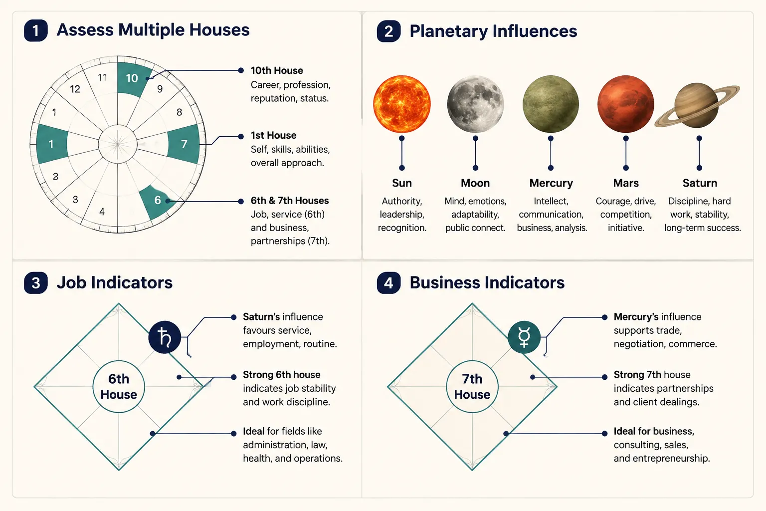 What's the Difference Between Job and Business in Astrology?