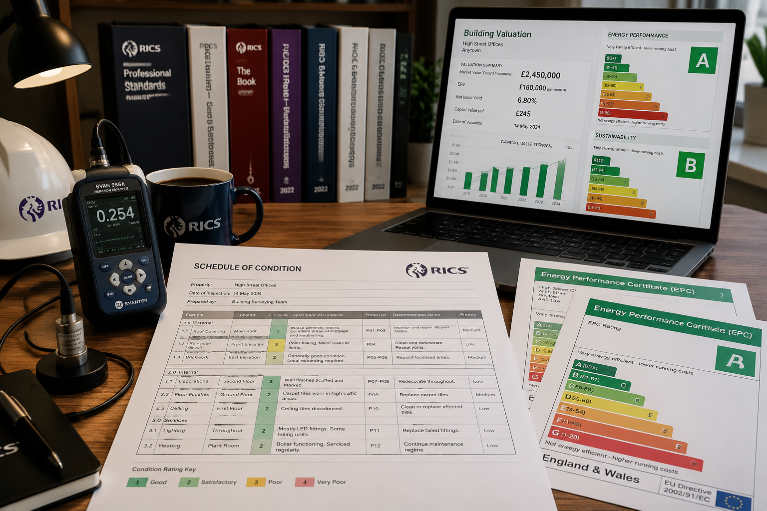 Schedules of Condition, Vibration Monitoring, and Valuation Uplifts
