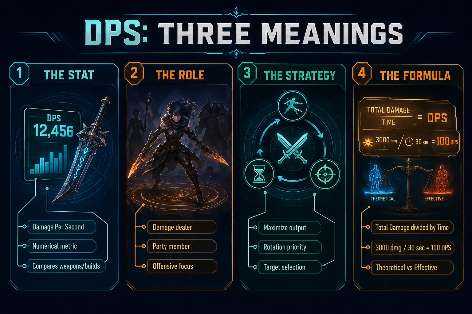 The Three Meanings of DPS in Gaming