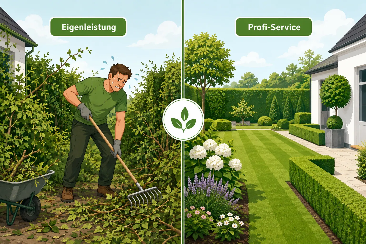 Gartenservice vs. Eigenleistung: Was lohnt sich bei Wohnanlagen im Rhein-Main-Gebiet?