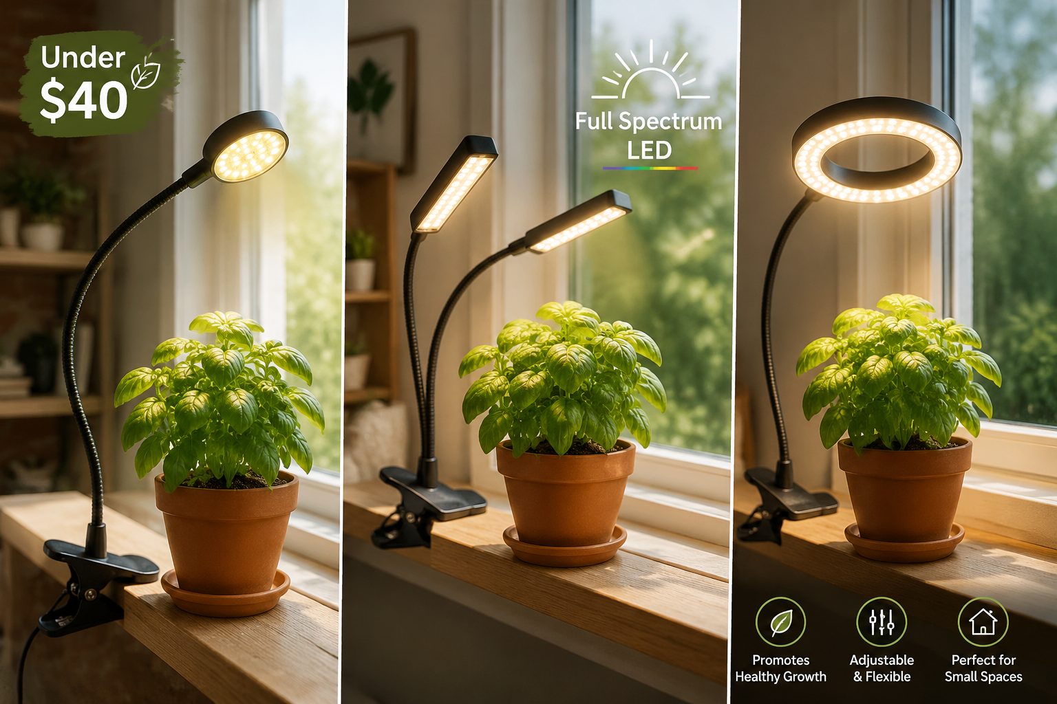What Size Grow Light Do I Need for a Small Herb Pot?