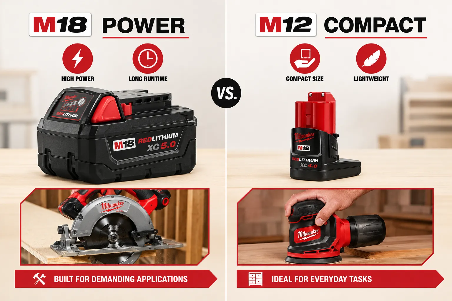 Essential Milwaukee Electric Tools for the Woodworking Shop