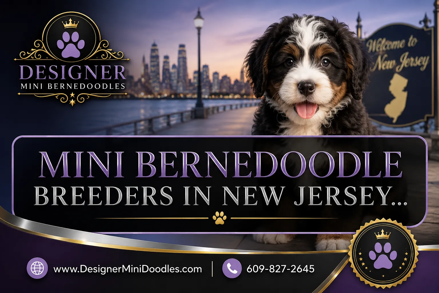mini bernedoodle breeders in New Jersey