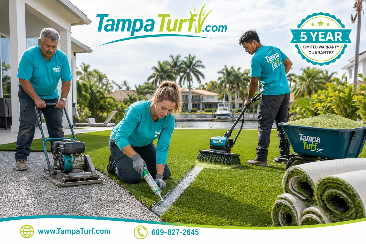 Who are the best artificial turf companies in Tampa, Florida?