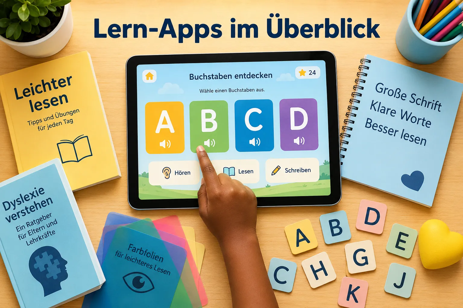 Was sind die besten Apps für Kinder mit Legasthenie und ADHS?