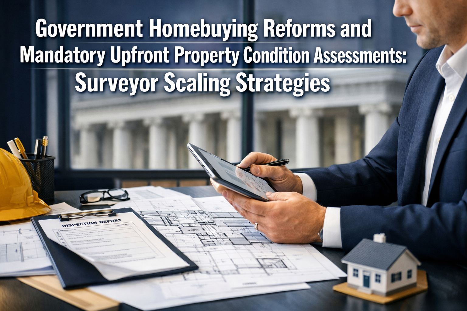 Professional () hero image with 'Government Homebuying Reforms and Mandatory Upfront Property Condition Assessments: