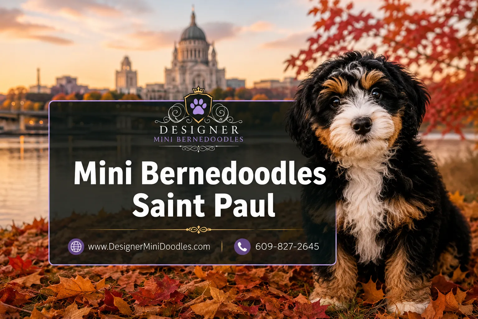 mini bernedoodles Saint Paul