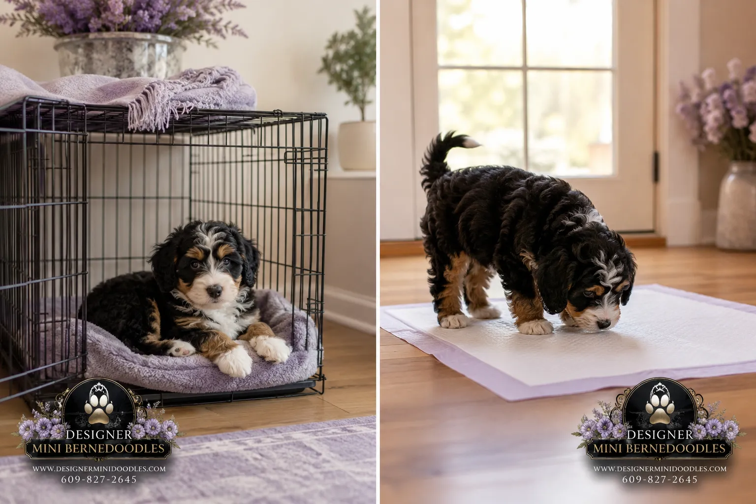 Available Mini Bernedoodle Puppies