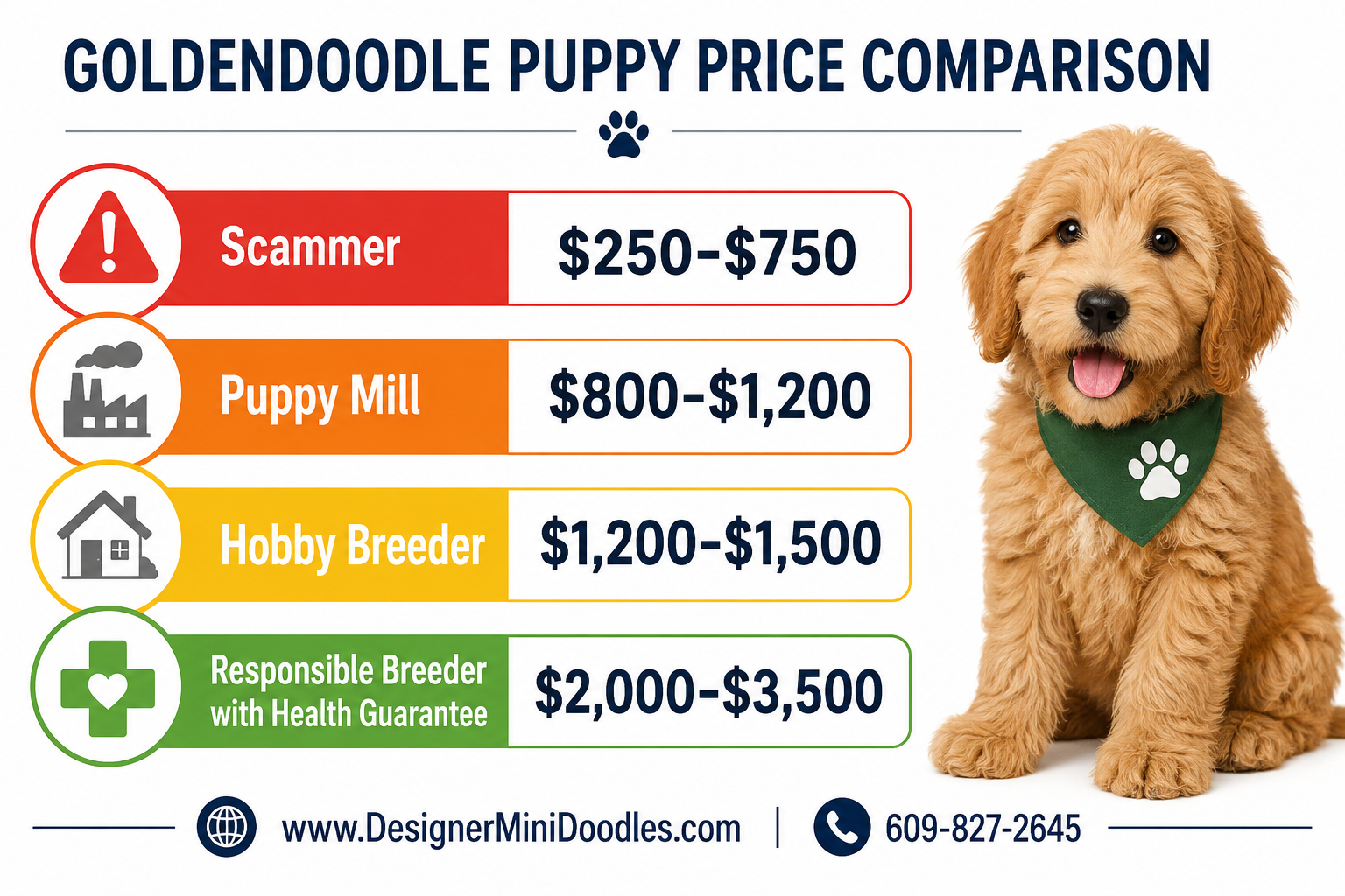 What does a mini goldendoodle cost?