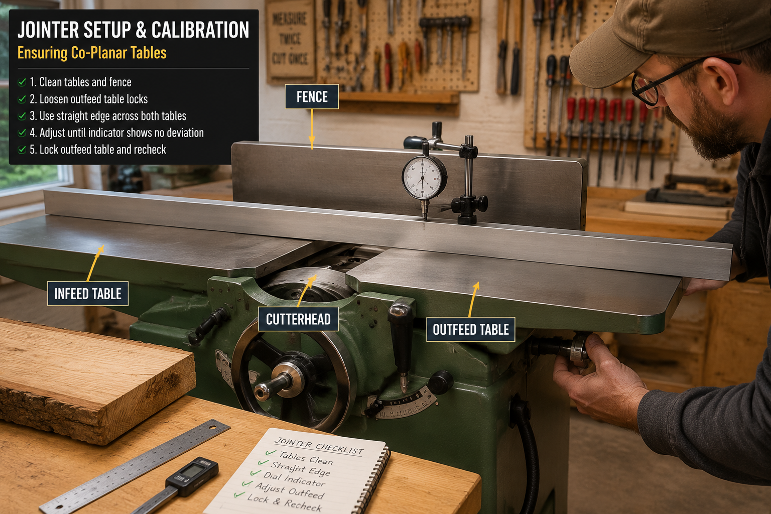 Essential Jointer Setup and Calibration
