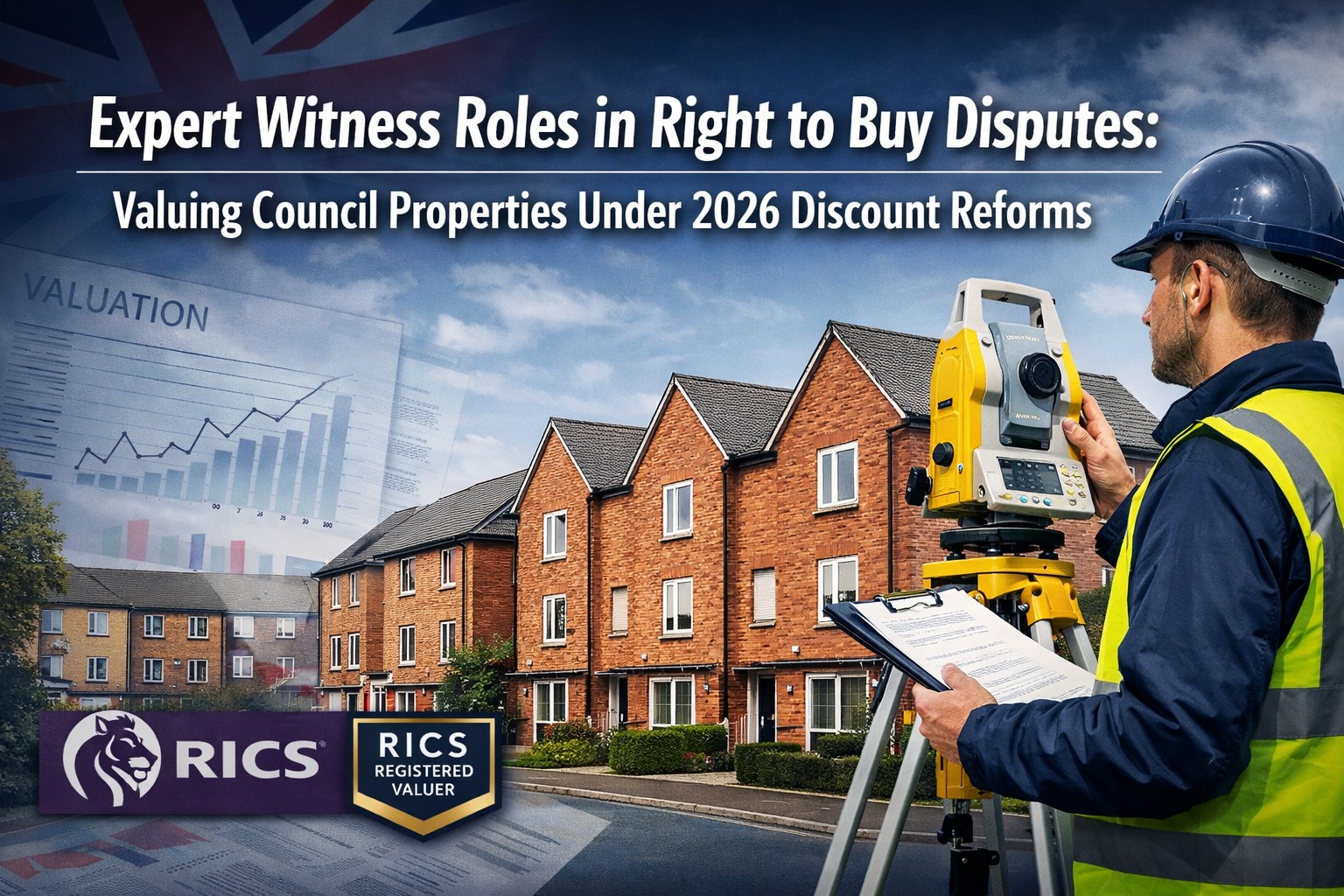 Professional () hero image with 'Expert Witness Roles in Right to Buy Disputes: Valuing Council Properties Under 2026