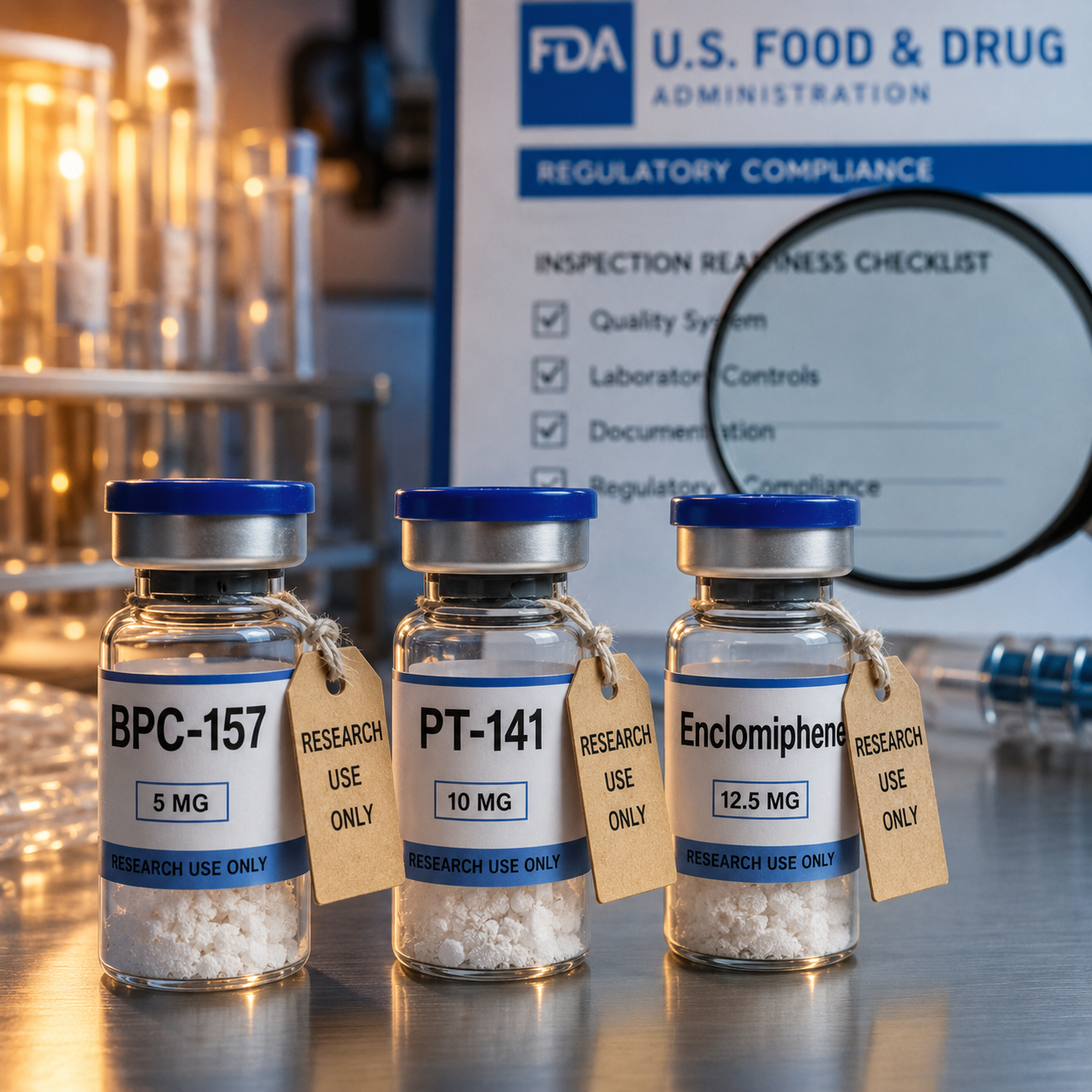 Regulatory Scrutiny in the GLP-1/GLP-3 Era: BPC-157 Under the Microscope