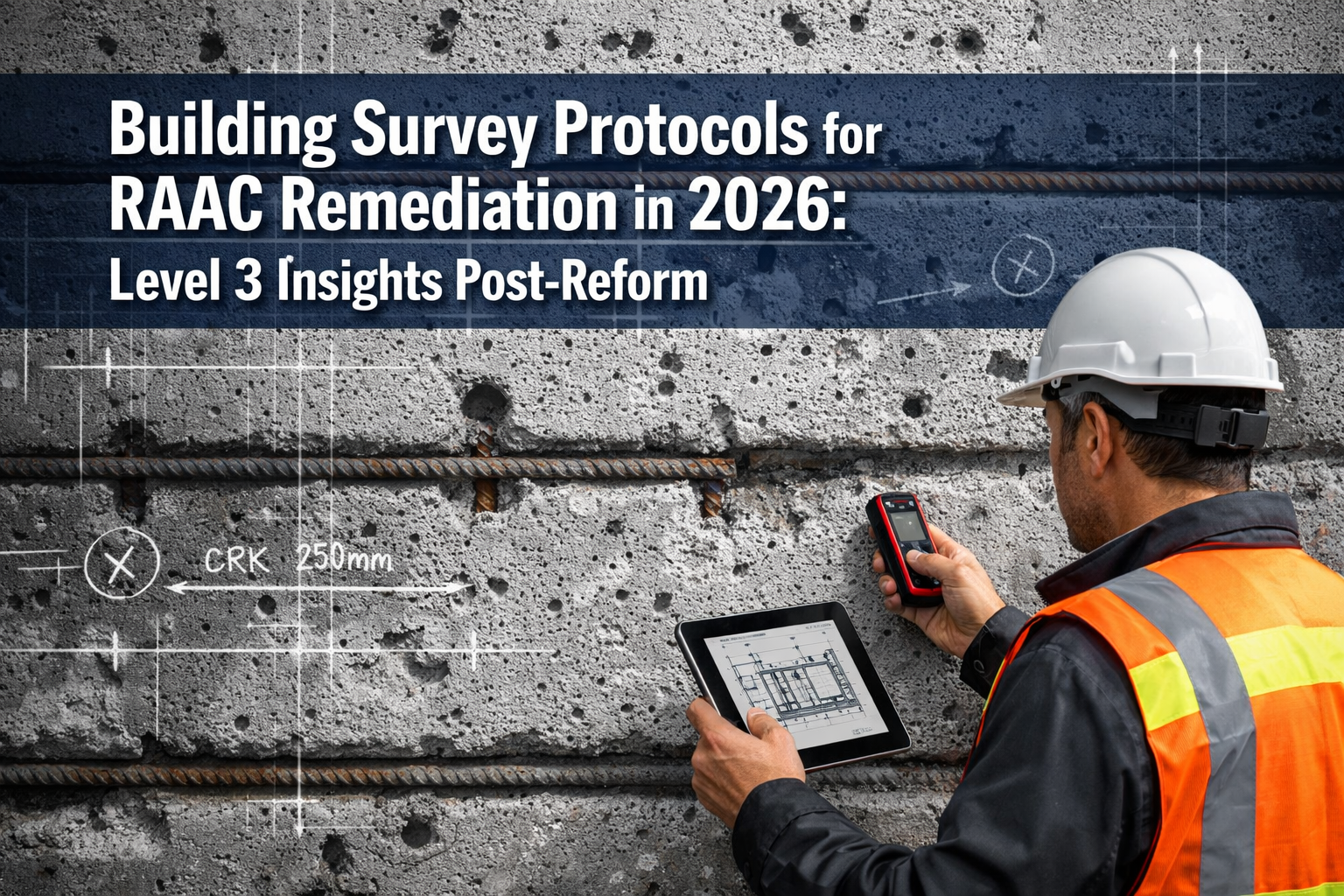 Professional () hero image featuring 'Building Survey Protocols for RAAC Remediation in 2026: Level 3 Insights Post-Reform'