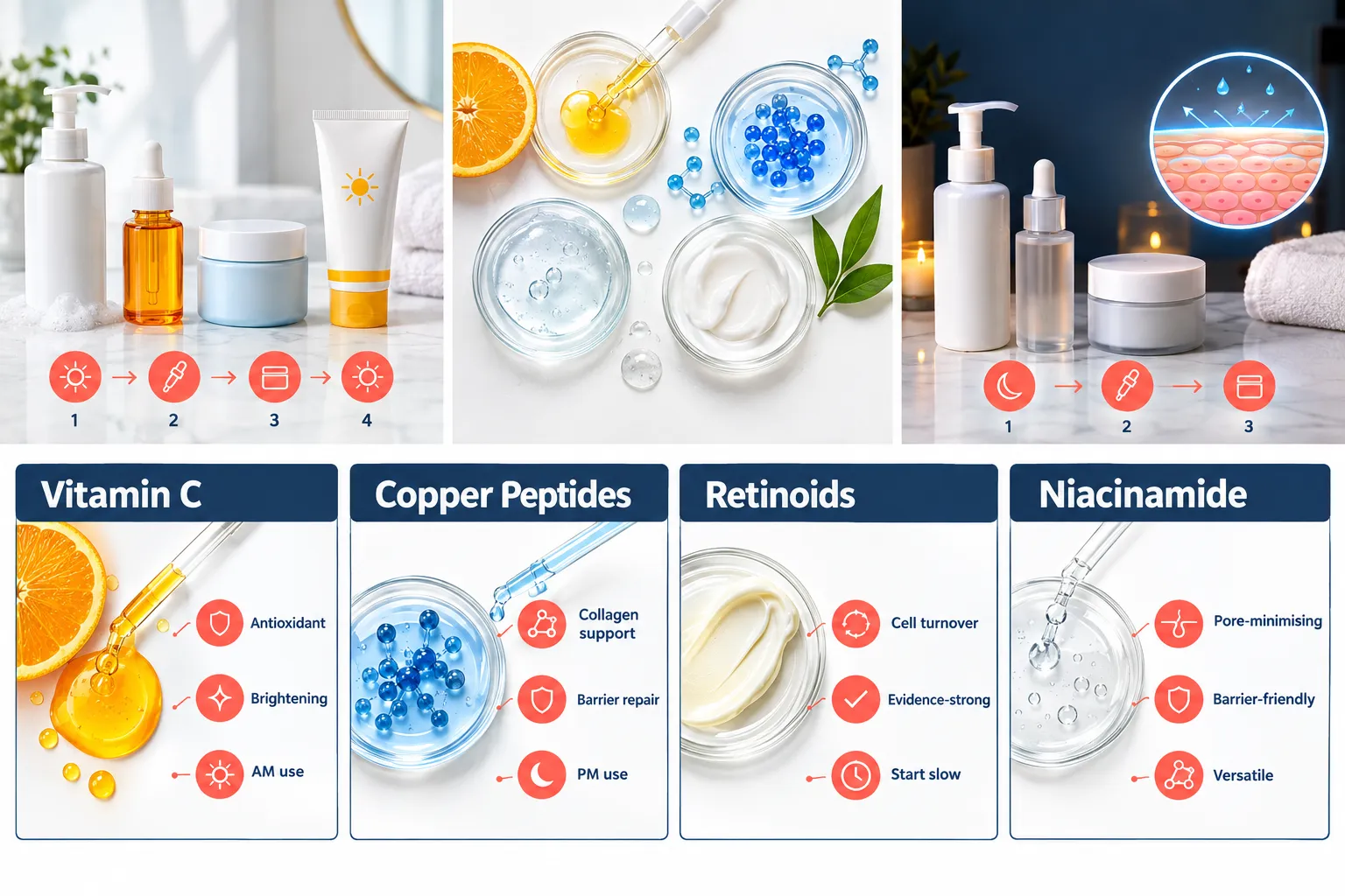 Modern Active Ingredients: What They Do and How Strong the Evidence Is