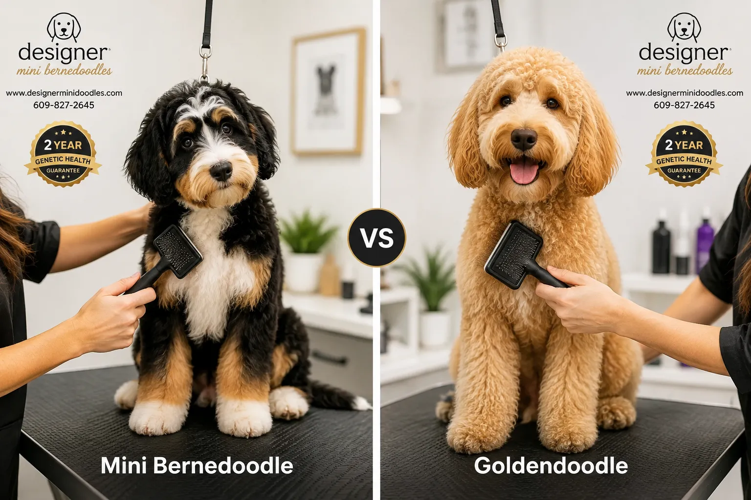 Mini Bernedoodle Grooming Requirements and Shedding