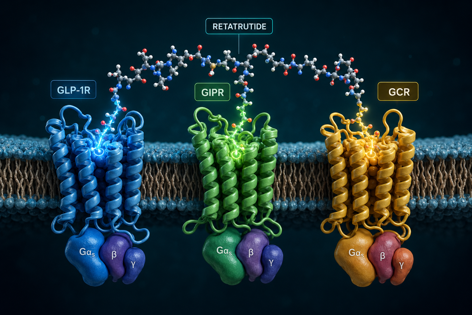 How Receptor Specificity Defines the GLP-3 Retatrutide vs. GLP-1 and GLP-2 Distinction