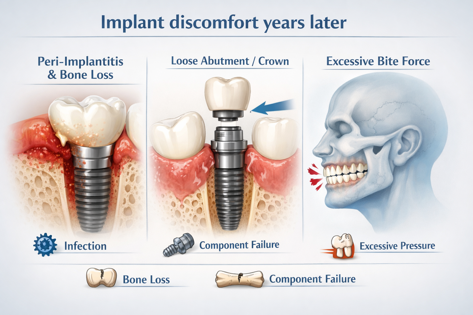 Implant Discomfort Years Later: Causes & Solutions in 2026
