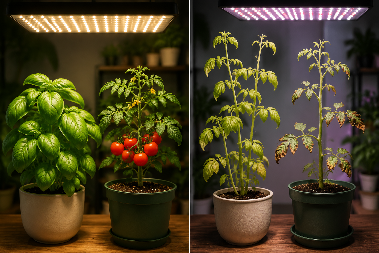 Do Herbs Like Basil Need Different Light Than Fruiting Plants?