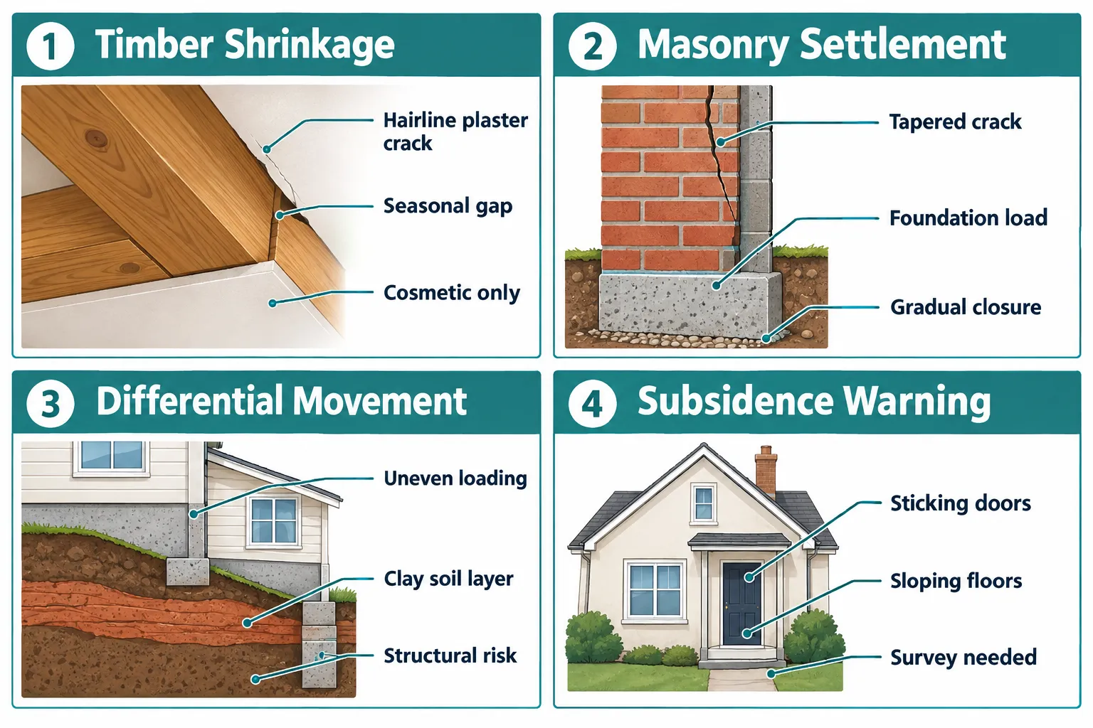 What Causes Shrinkage and Settlement in UK Buildings