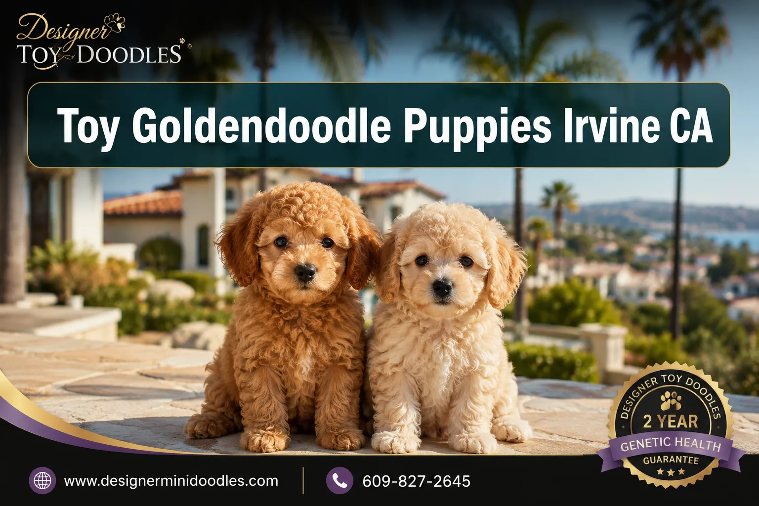 Toy Goldendoodle puppies Irvine California