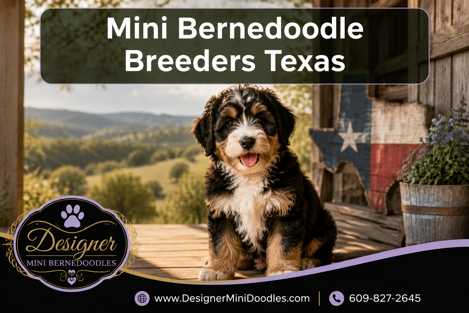 mini bernedoodle breeders Texas