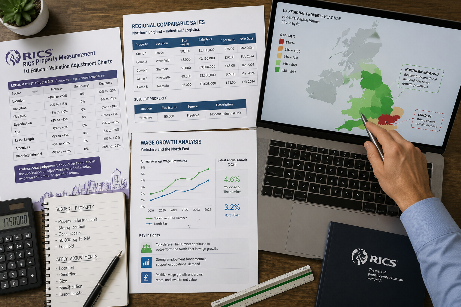 RICS Valuation Adjustments for the Northern England Price Surge