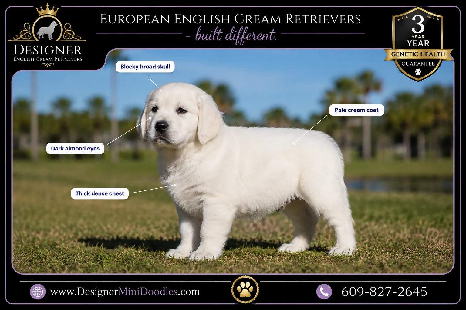 english cream golden retriever puppies Tampa
