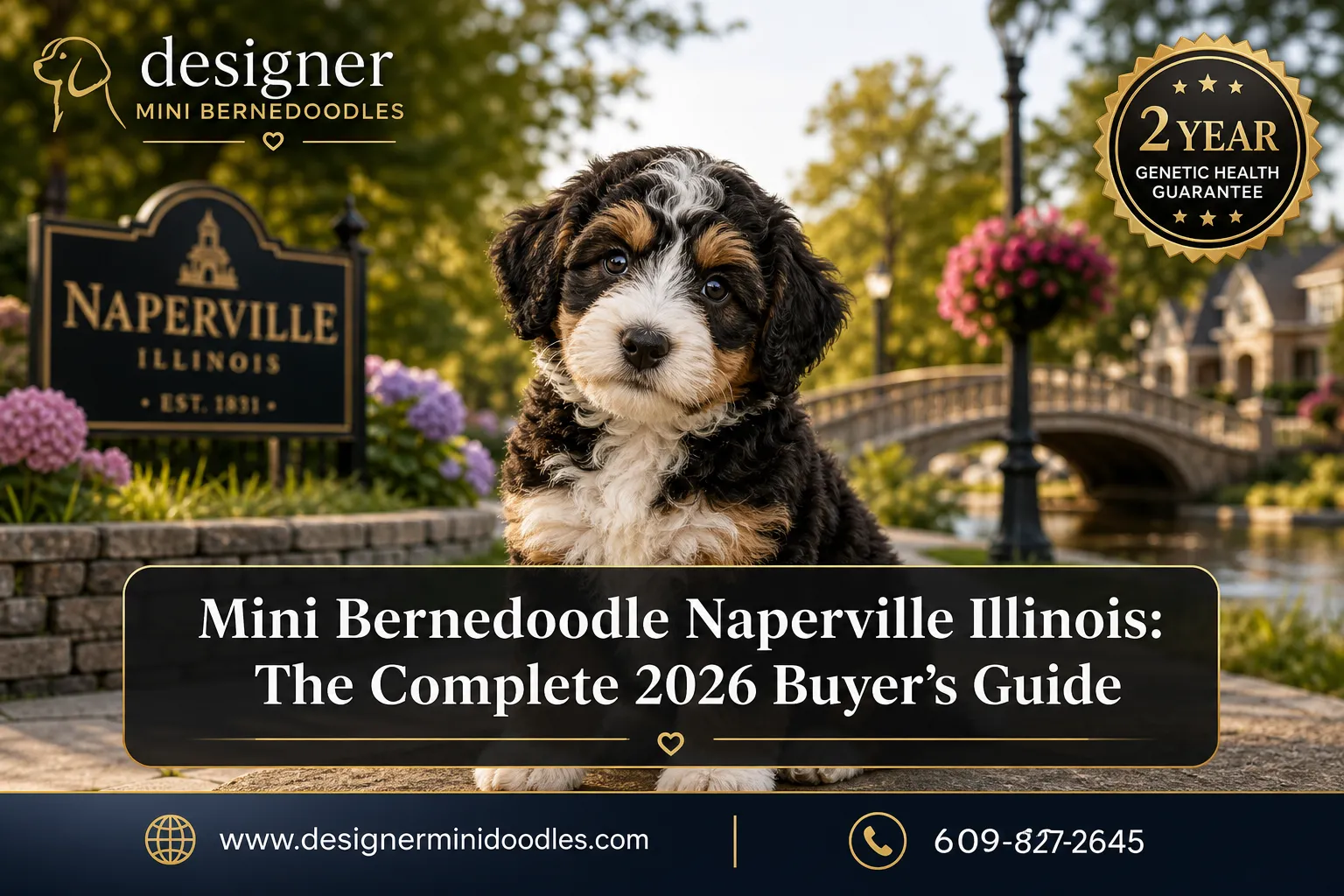 Mini Bernedoodle Naperville Illinois