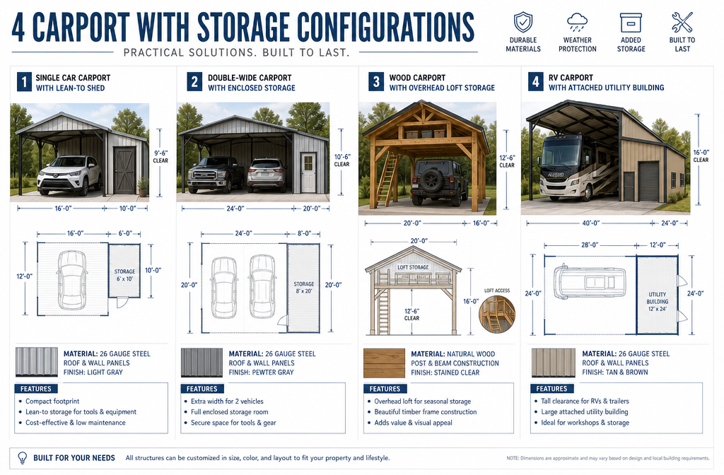 What Exactly Is a Carport With Storage?