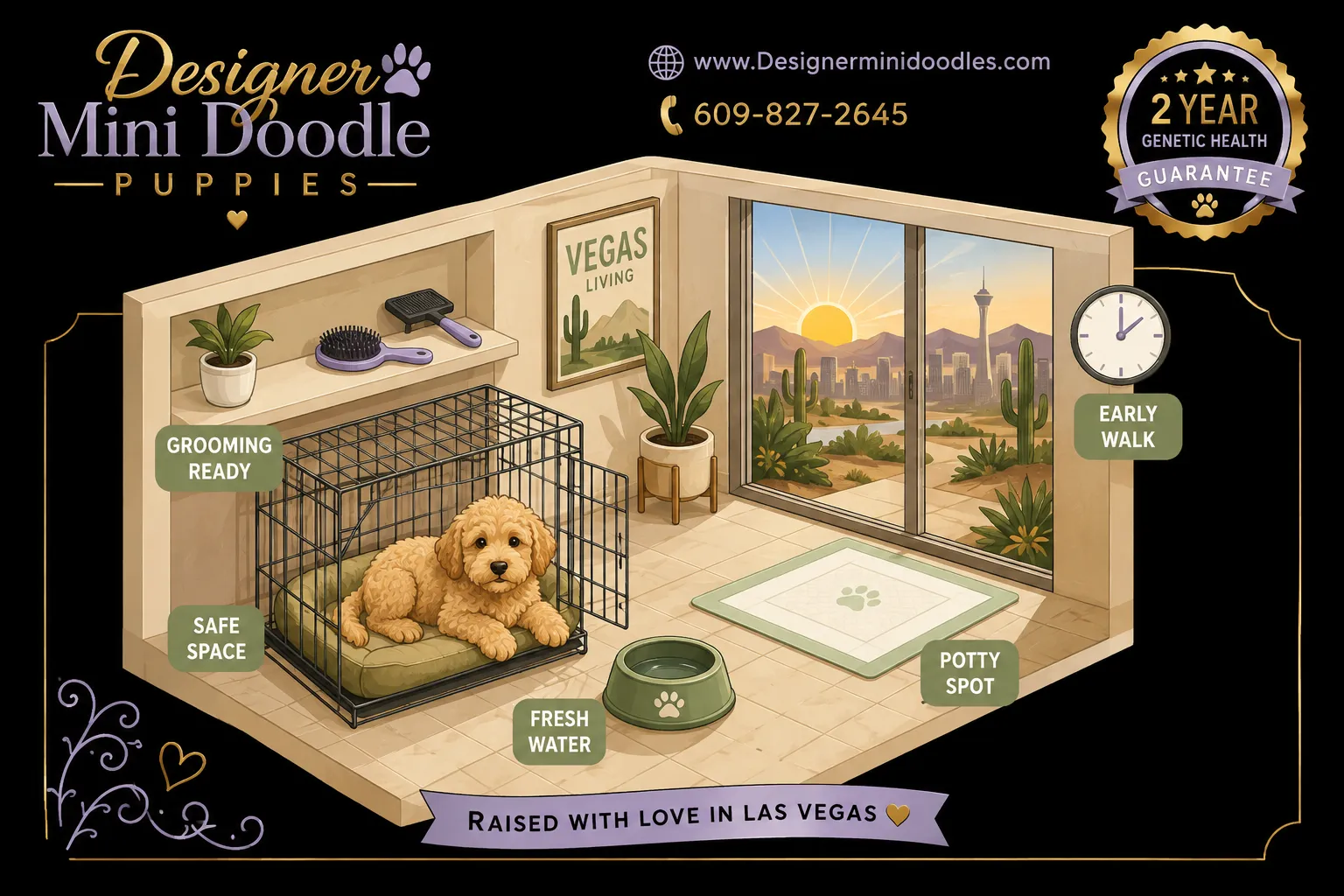 mini goldendoodle puppies Las Vegas
